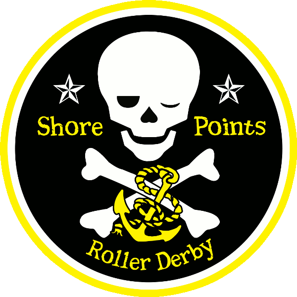 Shore Points Roller Derby logo